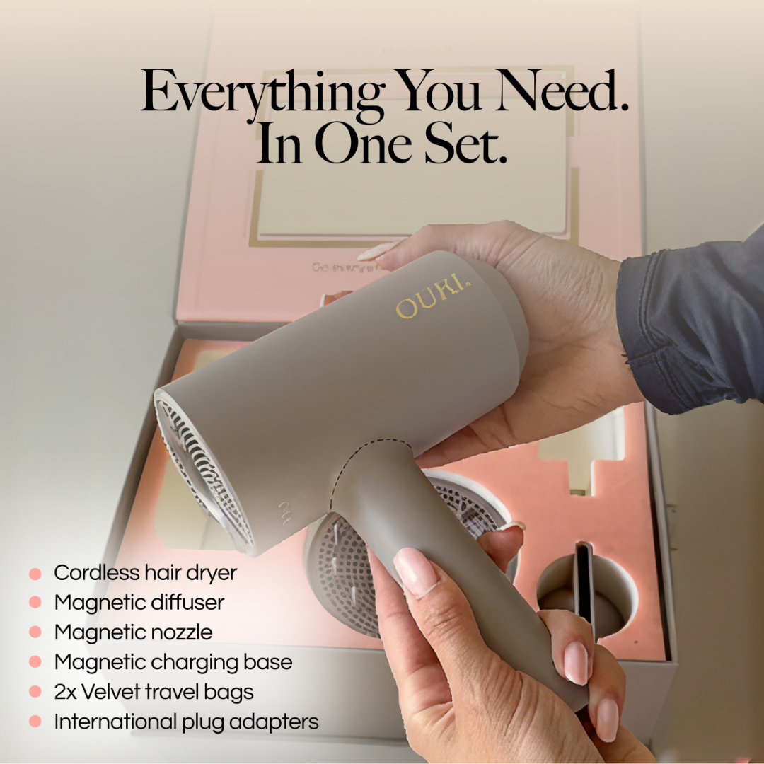 OURI AeroFlow™ Pro Cordless Hair Dryer