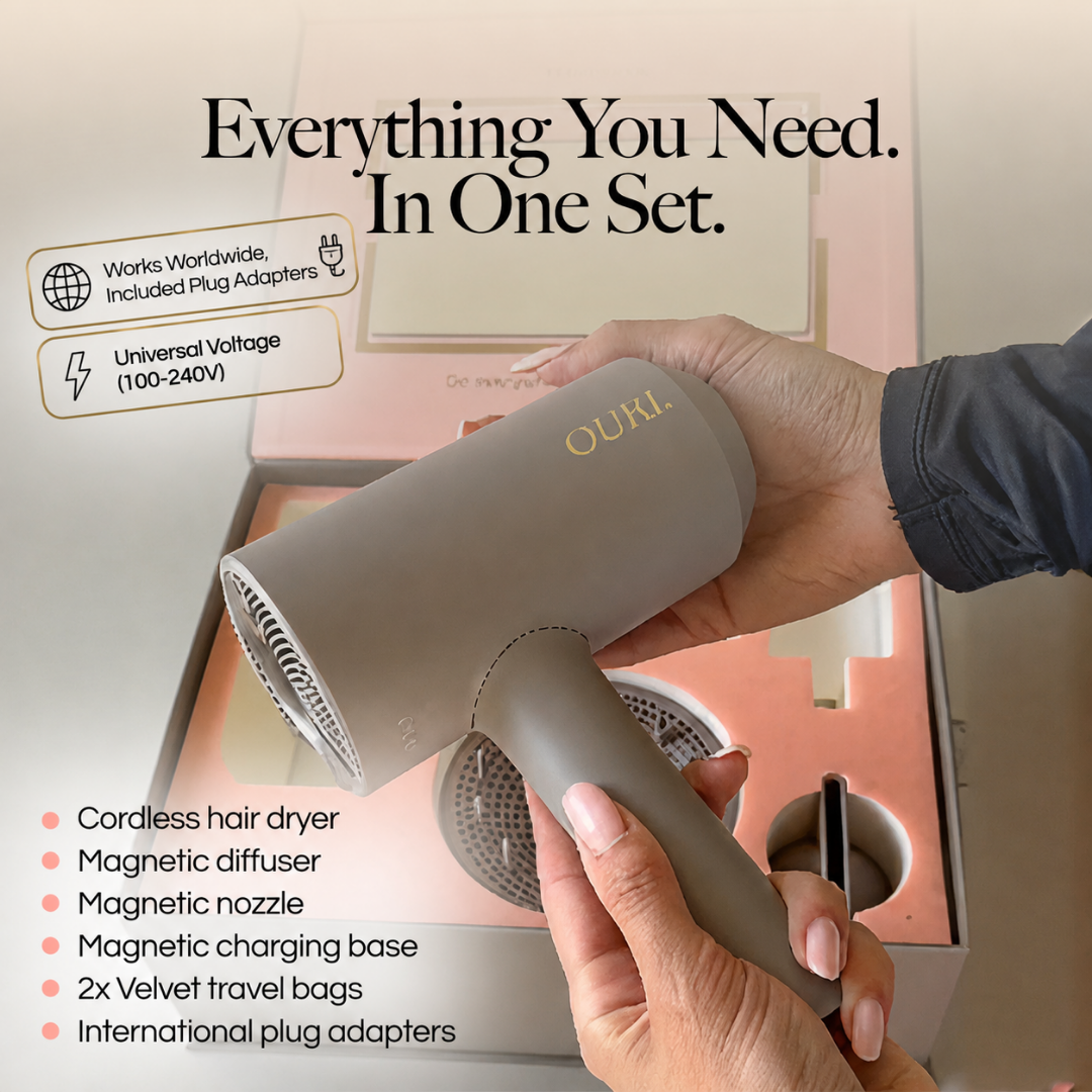 OURI AeroFlow™ Pro Cordless Hair Dryer