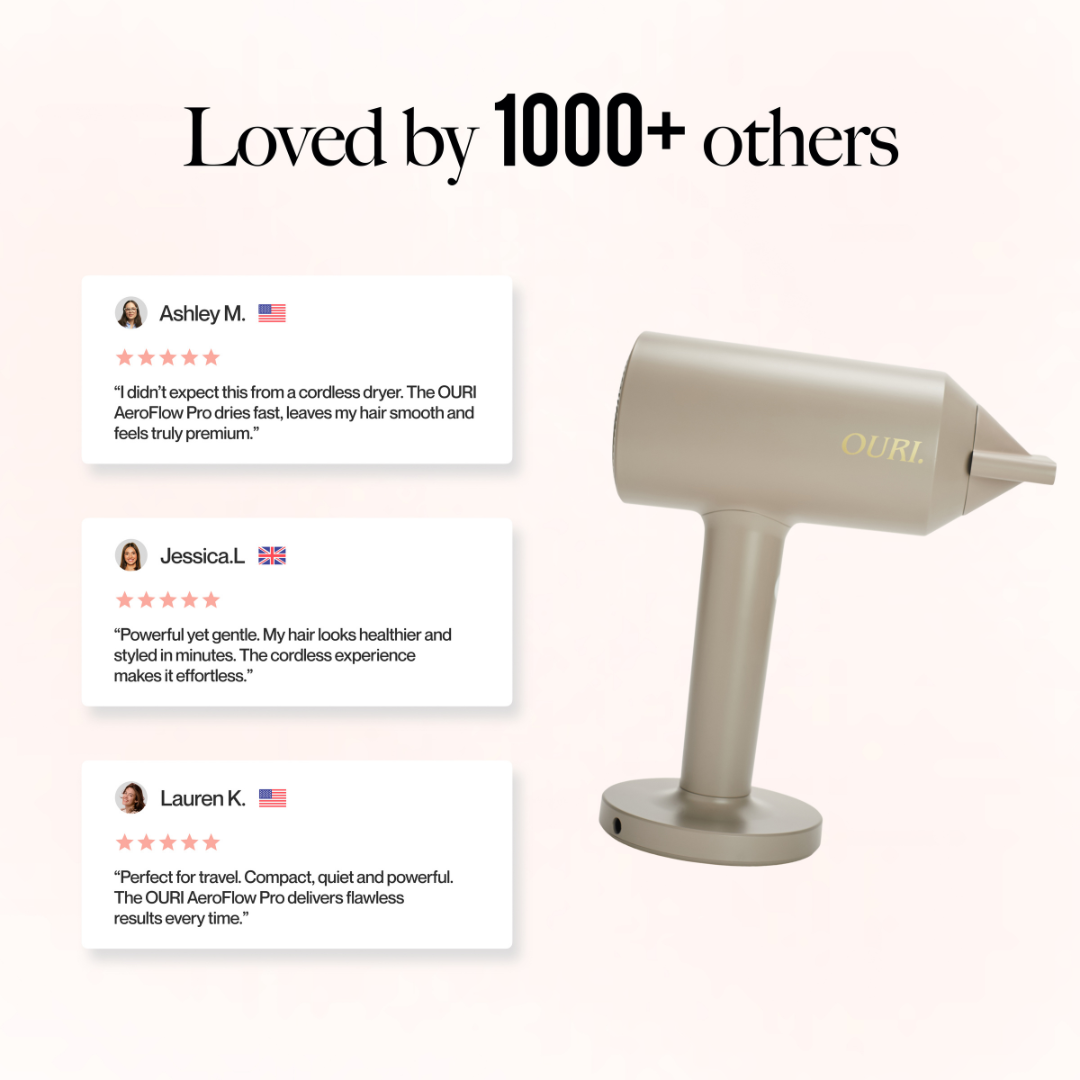 OURI AeroFlow™ Pro Cordless Hair Dryer