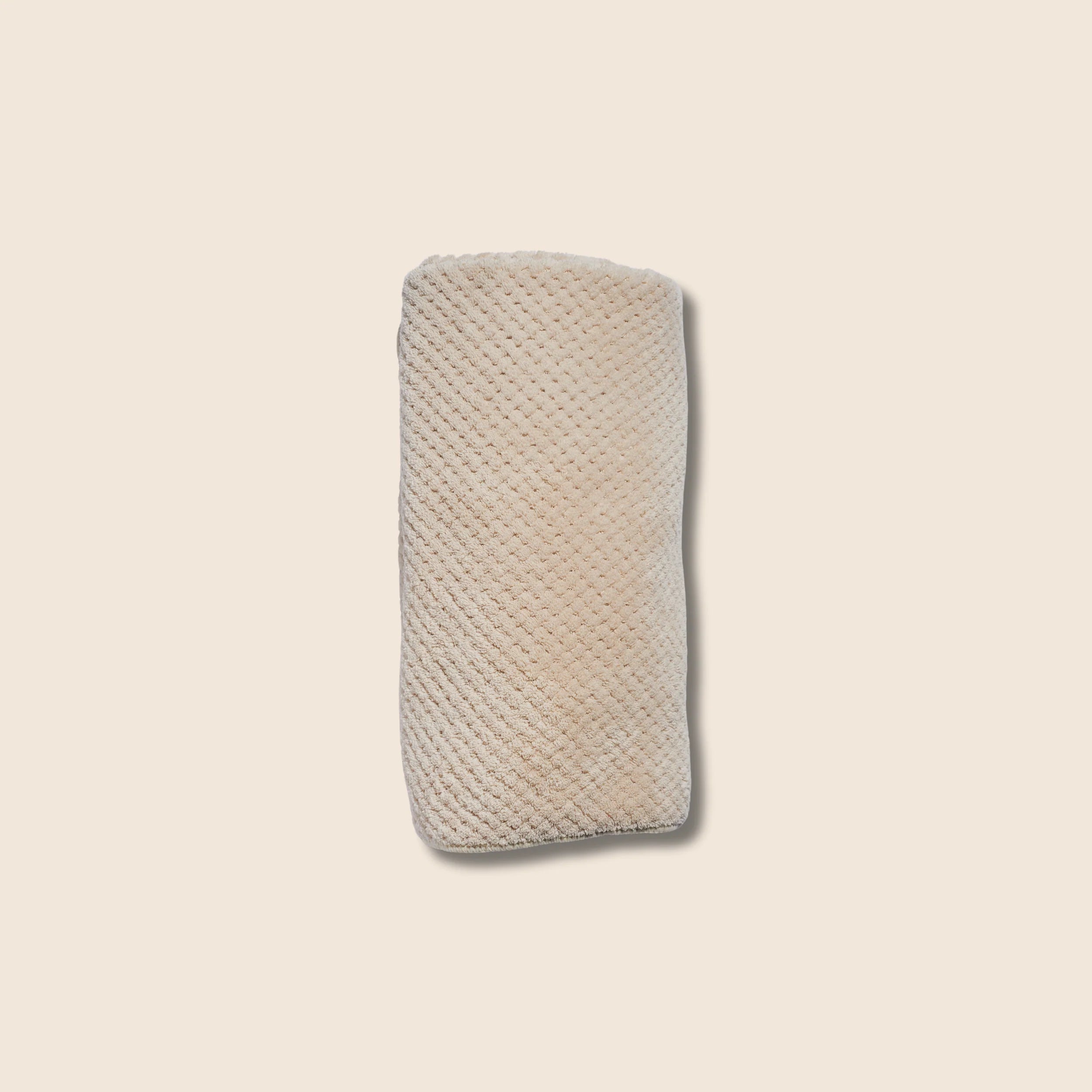 Microfiber Hair Towel Beige