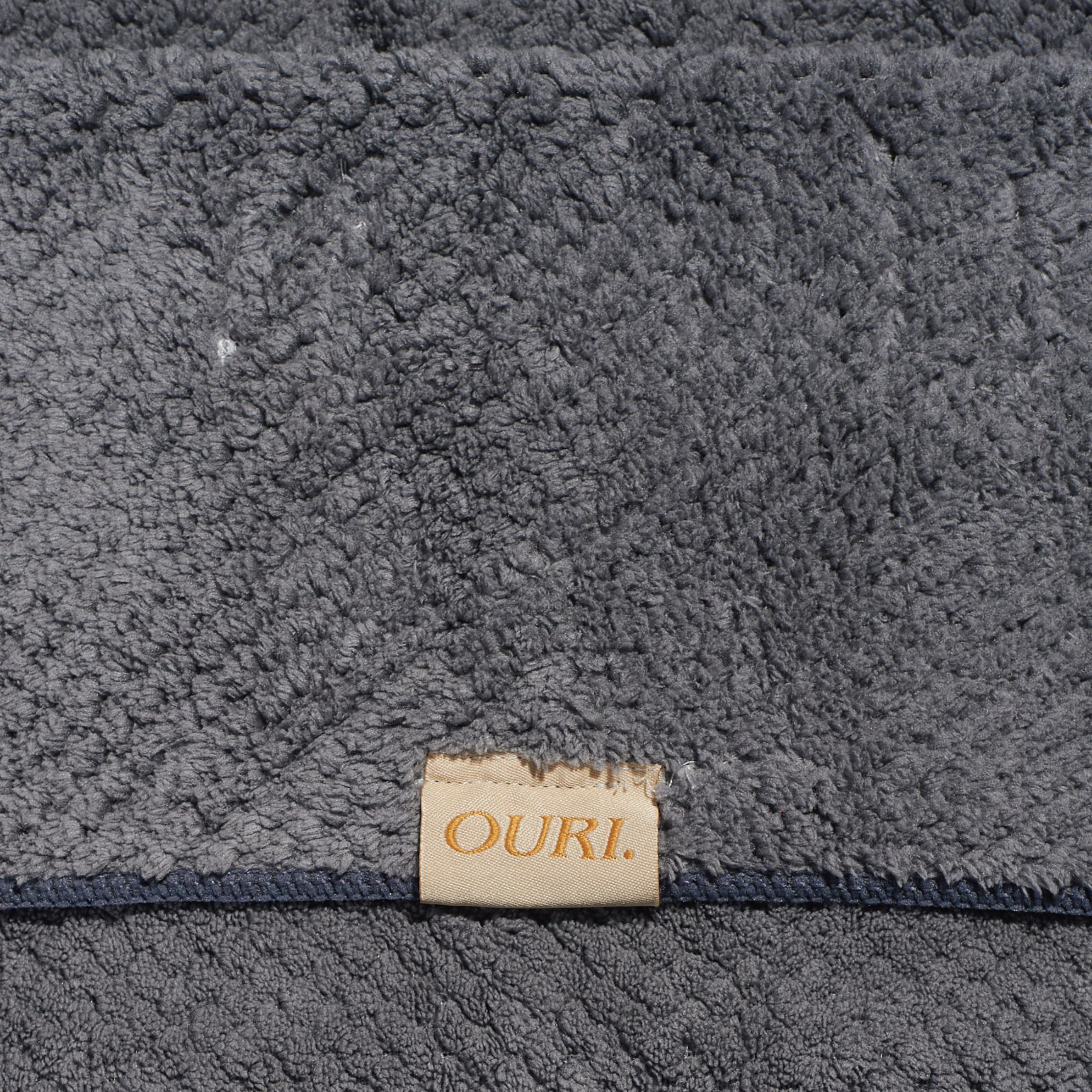 Microfiber Hair Towel Grey Ouri Beauty